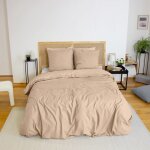 Parure de lit grge 2 places rversible, 240 x 220 cm