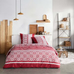 Parure de lit imprim imprim graphique coton 220x240cm