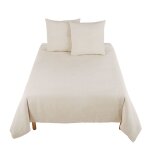 Parure de lit en lin lav beige 240x260