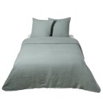 Parure de lit en lin lav vert jade 220x240