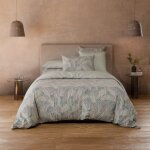 Parure de lit percale vert clair 200x200 + 2x65x65 cm Parure de lit percale vert clair 200x200 + 2x65x65 cm