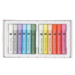 Pastels à l'huile 12 couleurs pastel et fluo Pastels à l'huile 12 couleurs pastel et fluo