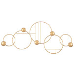 Pat�re 5 crochets en m�tal dor�