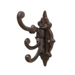 Patre triple articule en fonte marron 10x10x14cm