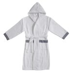 Peignoir adulte  capuche coton ponge l
