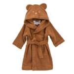 Peignoir caramel coton bio * 6 - 7 ans