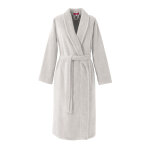 Peignoir en coton gris m