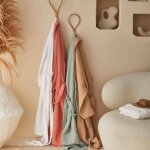 Peignoir en coton sable s / m cm