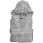 Peignoir enfant coton gris perle 8 / 10 ans