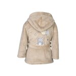 Peignoir enfant polaire doux & chaud sable 02 ans
