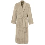 Peignoir �ponge homme femme col ch�le 400 g / m� sable s