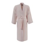Peignoir kimono nid d'abeille ptale m