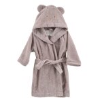Peignoir lilas coton bio * 2 - 3 ans