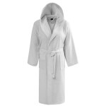 Peignoir mixte � capuche uni 420 g / m� blanc xxl