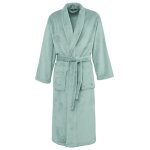 Peignoir polaire chaud & doux lichen l