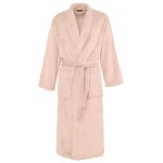 Peignoir polaire chaud & doux poudre m