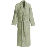 Peignoir polaire femme doux et chaud sauge s