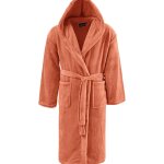 Peignoir polaire mixte  capuche corail xl