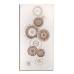 Peinture sur toile abstraite avec applications 50x3, 2x100 cm Peinture sur toile abstraite avec applications 50x3, 2x100 cm