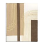 Peinture sur toile abstraite multicolore 80x2, 8x100 cm