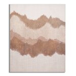 Peinture sur toile abstraite multicolore 80x3, 7x100 cm