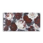 Peinture sur toile multicolore fleurs 120x3, 7x60 cm