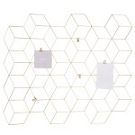Ple - mle en mtal filaire dor 74x63