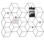 P�le - m�le en m�tal filaire noir 63x49