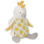 Peluche cacatos blanc et jaune 24cm