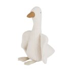 Peluche enfant oie blanche, beige et marron, h34, 5 Peluche enfant oie blanche, beige et marron, h34, 5