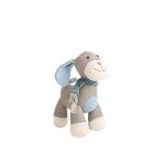 Peluche mini - chein cocker 100% coton gris