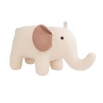 Peluche mini - lphant buba 100% coton blanc