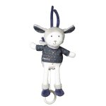 Peluche mini musical mouton en velours Peluche mini musical mouton en velours