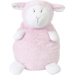 Peluche mouton en polyester rose 24 cm Peluche mouton en polyester rose 24 cm