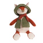 Peluche le renard multicolore en polyester