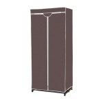 Pendrie en tissu avec housse imperm�able caf� 74 x 50 x 172cm