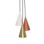 Pendule en fer multicolor