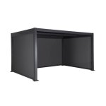 Pergola bioclimatique aluminium et acier 4x3m, 2 stores 3m, 1 store 4m Pergola bioclimatique aluminium et acier 4x3m, 2 stores 3m, 1 store 4m