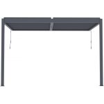 Pergola bioclimatique aluminium anthracite 300 x 400 cm Pergola bioclimatique aluminium anthracite 300 x 400 cm