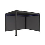 Pergola bioclimatique aluminium motorisée 4x3m led, store 3m, store 4m Pergola bioclimatique aluminium motorisée 4x3m led, store 3m, store 4m