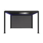 Pergola bioclimatique aluminium motorisée 4x3m led, store 4m Pergola bioclimatique aluminium motorisée 4x3m led, store 4m