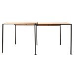 Pergola coulissante extensible et carport 9m jusqu' 16m gris et bei
