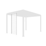 Persienne 100cm pour pergola bioclimatique triomphe blanc Persienne 100cm pour pergola bioclimatique triomphe blanc