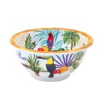 Petit bol en mlamine imprim de toucans 15 cm