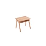 Petit bureau avec rangement tom vernis naturel 49x39x42. 5