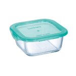 Petite boite de conservation carre + couvercle lagoon 38cl