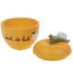 Petite boite à dents de lait en résine en forme de pomme Petite boite à dents de lait en résine en forme de pomme