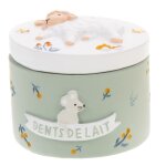 Petite boite à dents de lait en résine mouton Petite boite à dents de lait en résine mouton