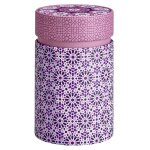 Petite boite rose pour le th� contenance 150g