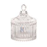 Petite bonbonnière en verre classique Petite bonbonnière en verre classique
